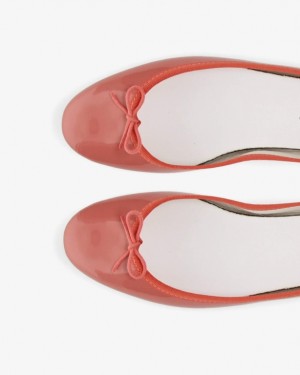 Repetto Cendrillon sole rubber Women's Ballerina Pink | ZTGY-78065