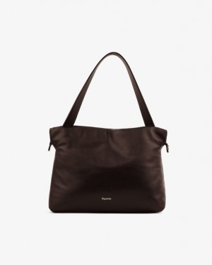 Repetto Plume Accessories Leather Bags Brown | MICJ-41269