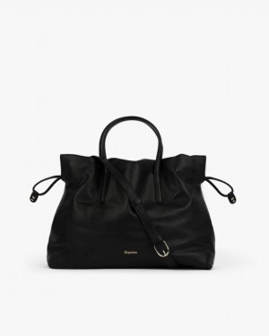 Repetto Plume Day Accessories Leather Bags Black | RQHV-49670